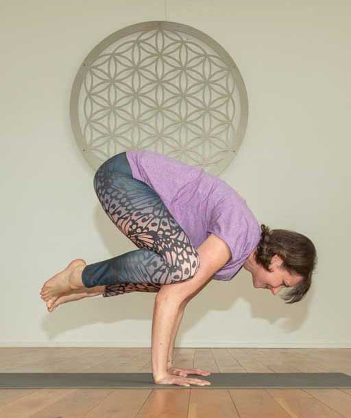 Hatha Yoga Krähe