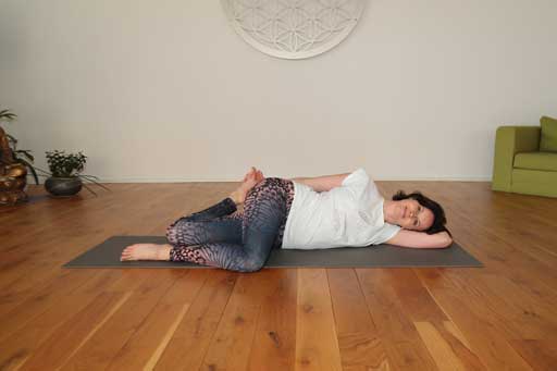 YinYoga Gedrehte Katze